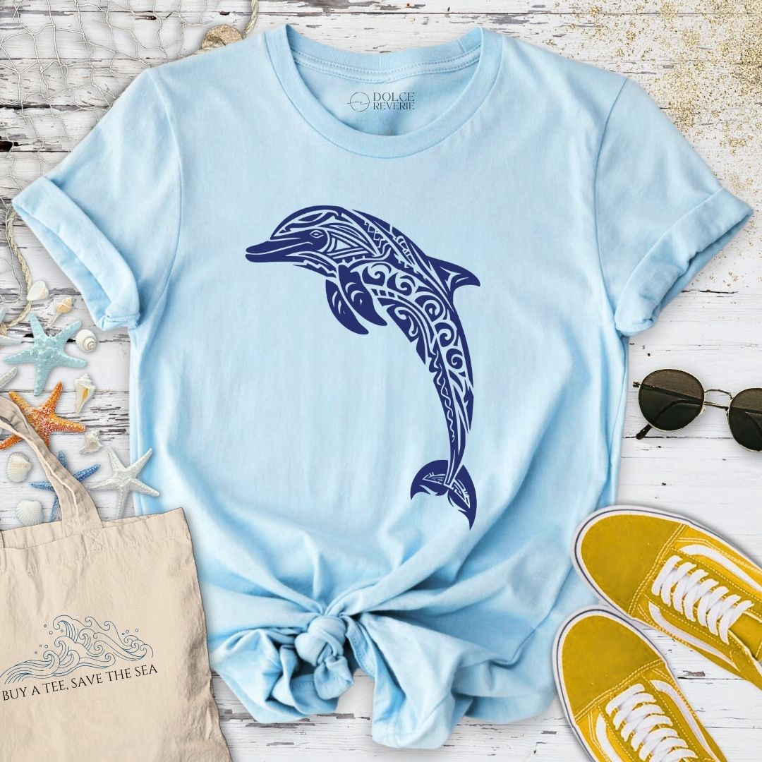 Tribal Dolphin T-Shirt