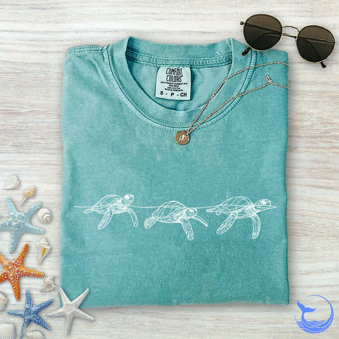 3 Turtles Comfort Colors T-Shirt