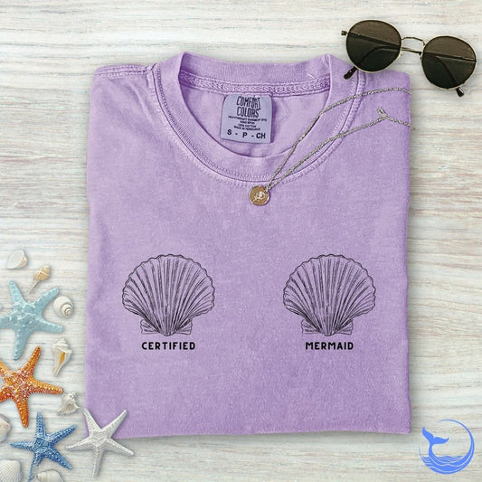Certified Mermaid Comfort Colors T-Shirt