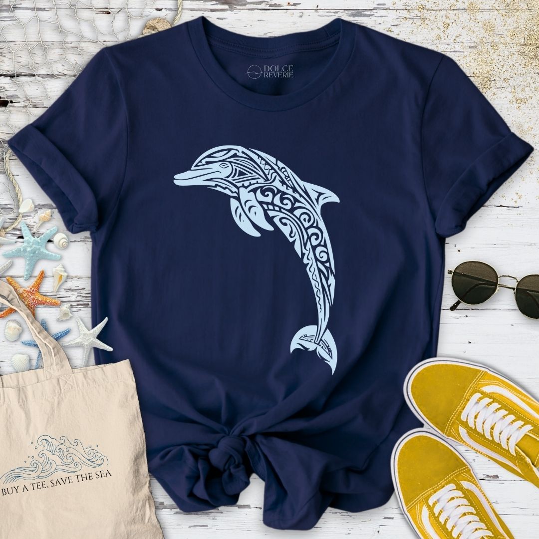 Tribal Dolphin T-Shirt