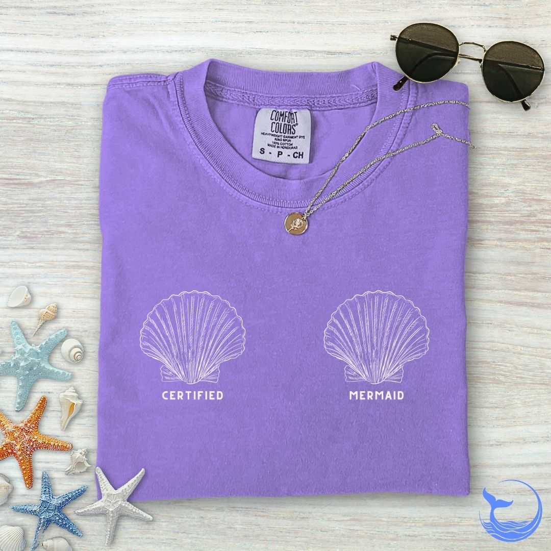 Certified Mermaid Comfort Colors T-Shirt