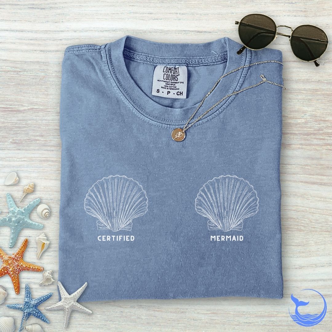 Certified Mermaid Comfort Colors T-Shirt