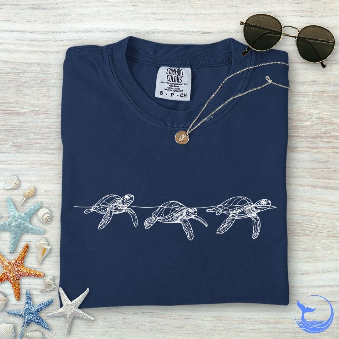 3 Turtles Comfort Colors T-Shirt