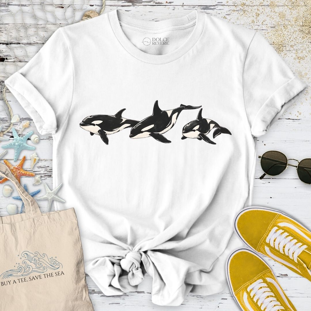 3 Vintage Orcas T-Shirt