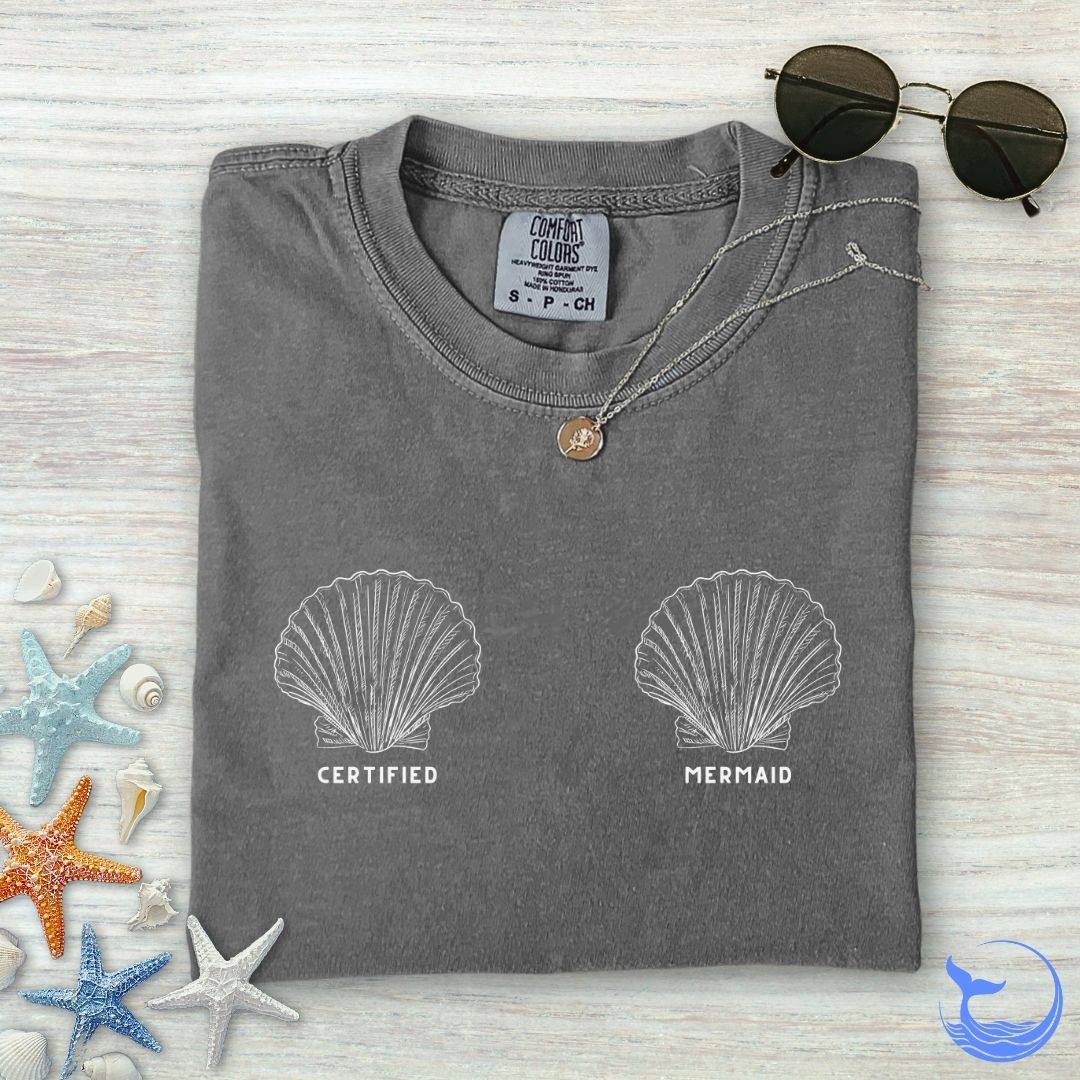 Certified Mermaid Comfort Colors T-Shirt