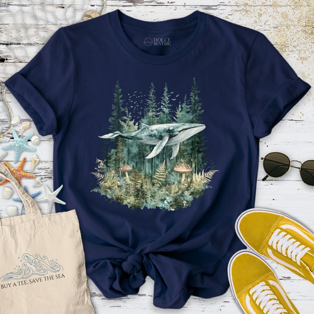 Forest Whale Dreams T-Shirt