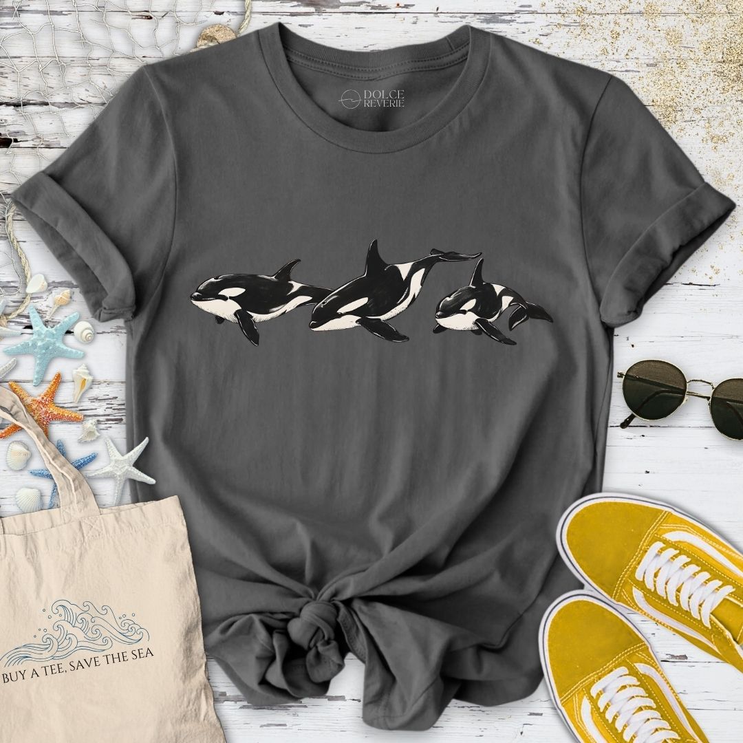 3 Vintage Orcas T-Shirt