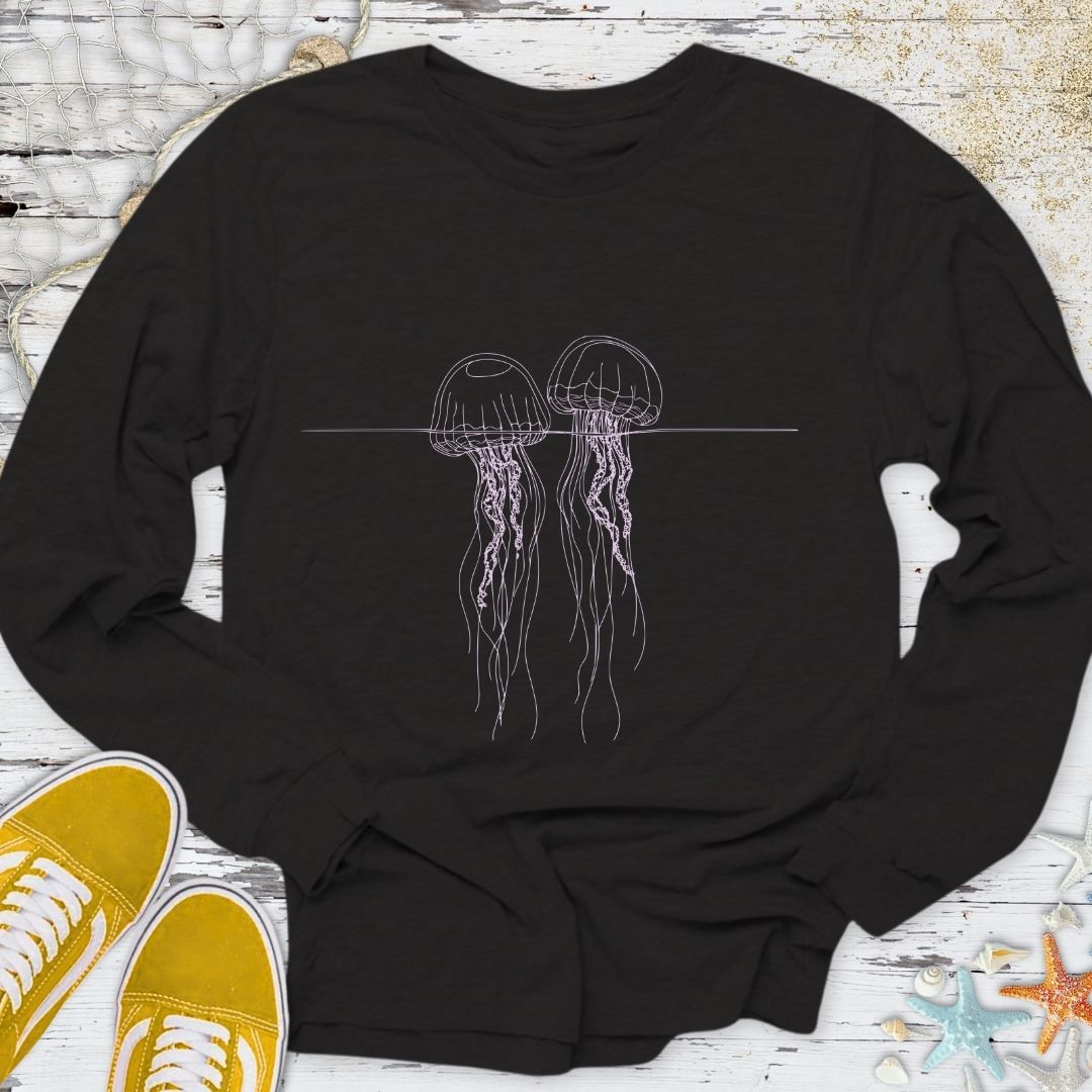 Floating Jellyfish Long Sleeve Tee
