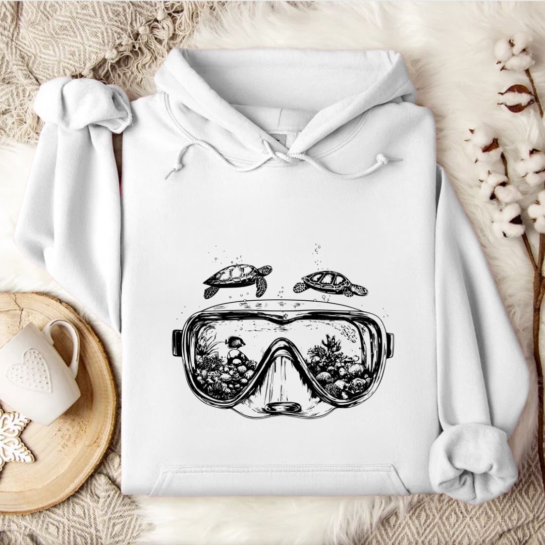 Scuba Diving Mask Hoodie