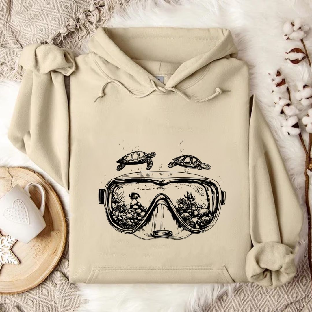 Scuba Diving Mask Hoodie