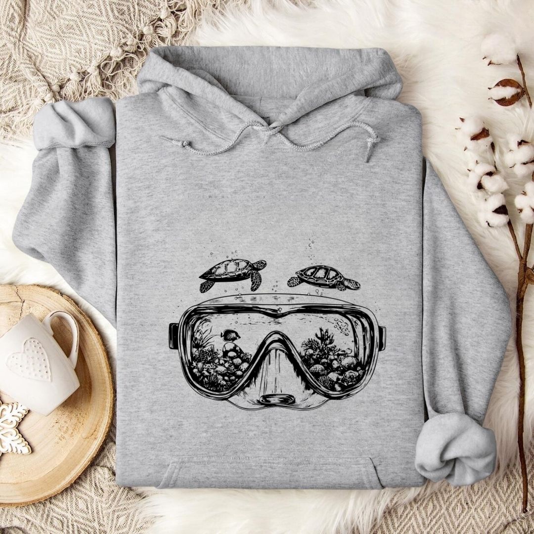 Scuba Diving Mask Hoodie