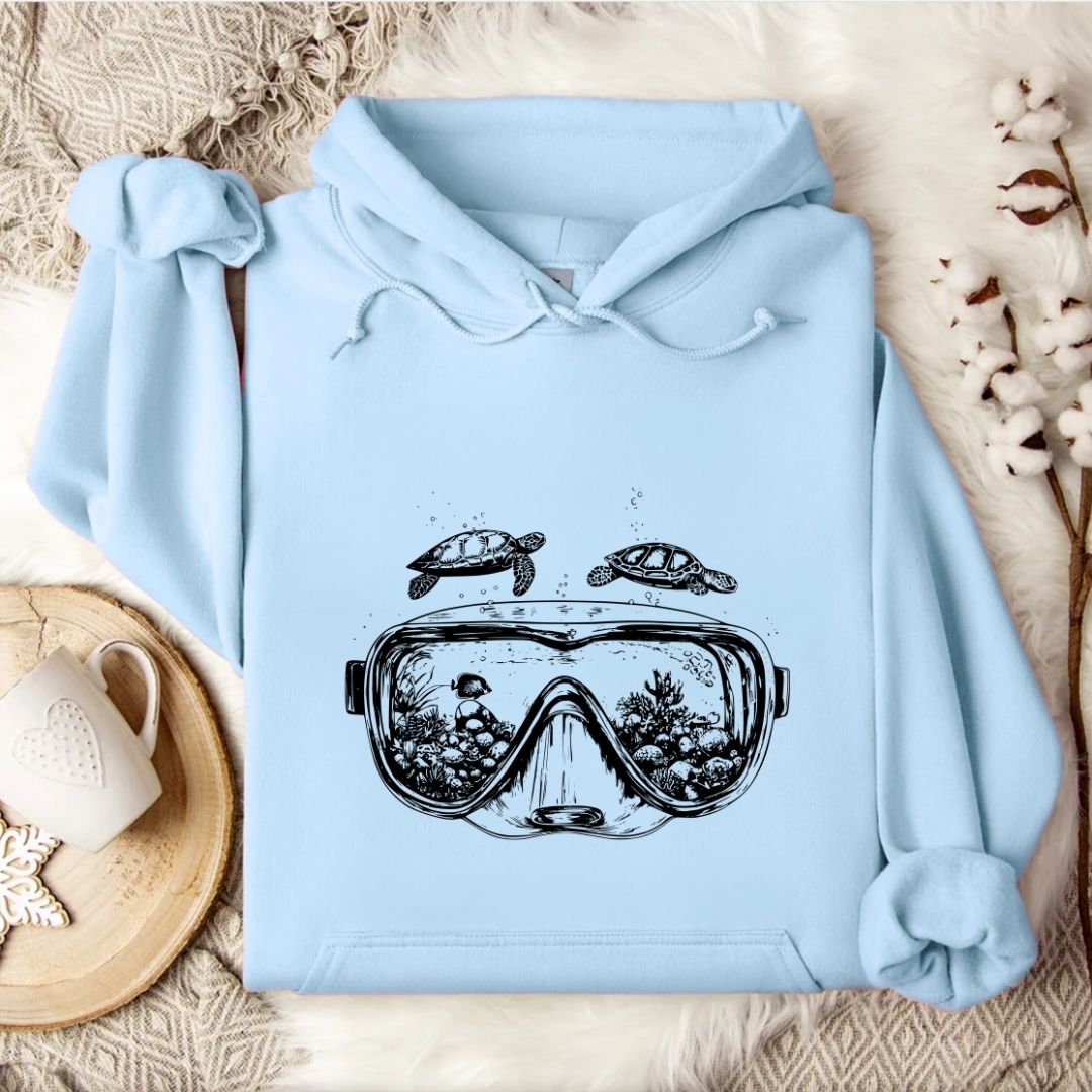 Scuba Diving Mask Hoodie