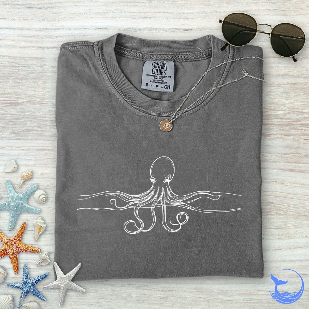 Octopus Line Comfort Colors T-Shirt