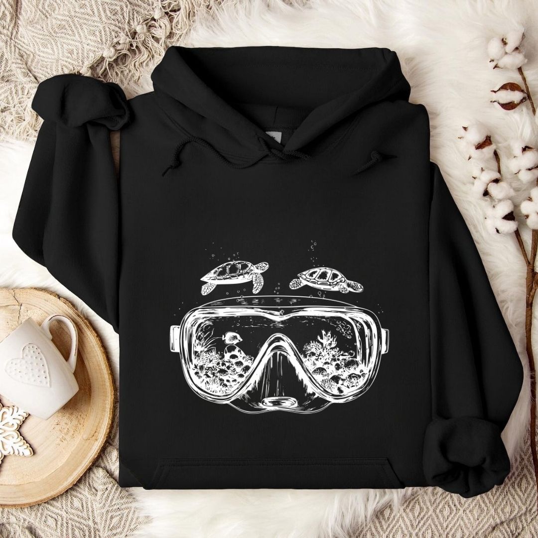 Scuba Diving Mask Hoodie