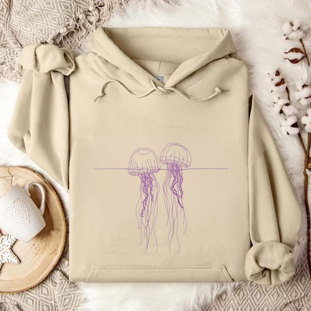2 Floating Jellyfish Hoodie