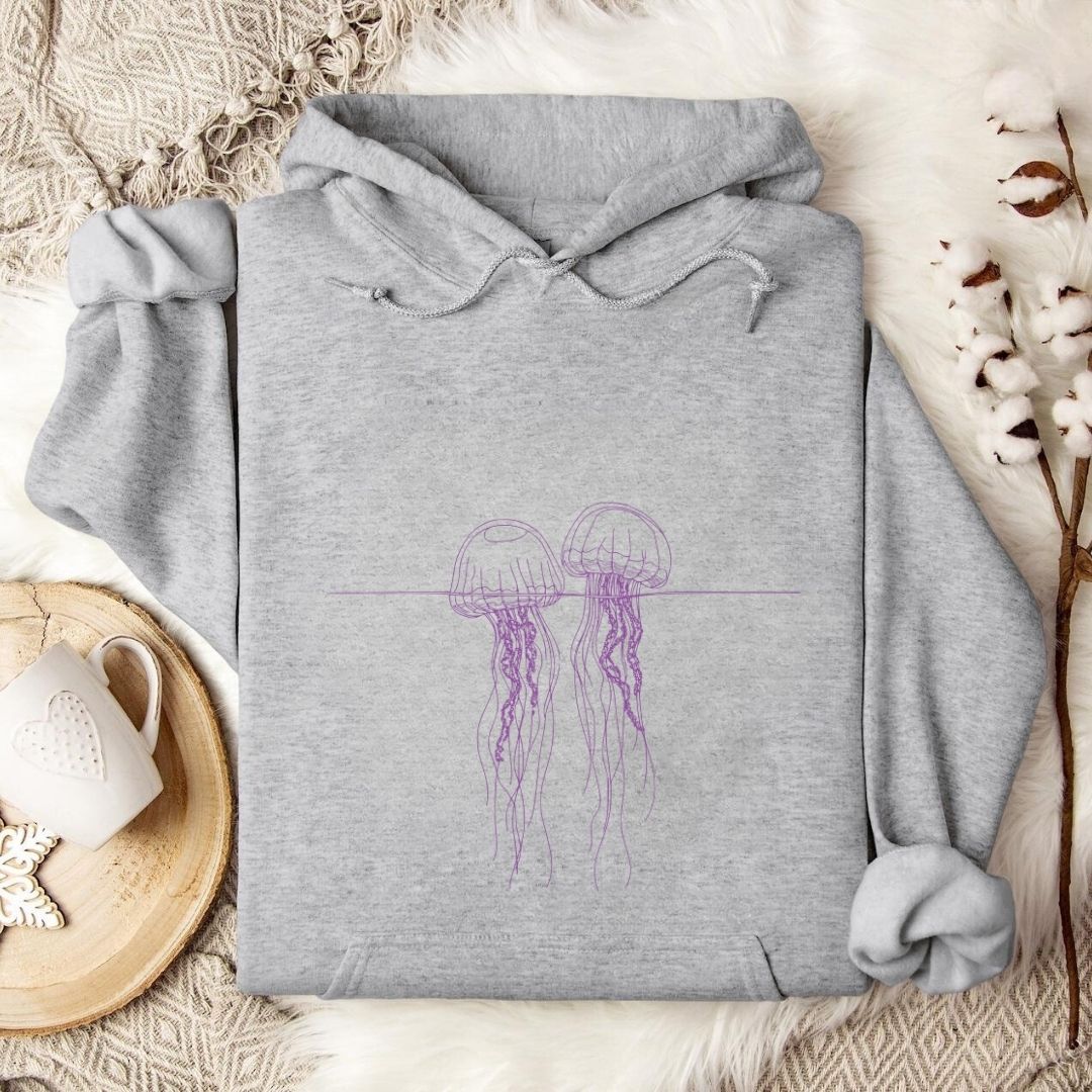2 Floating Jellyfish Hoodie