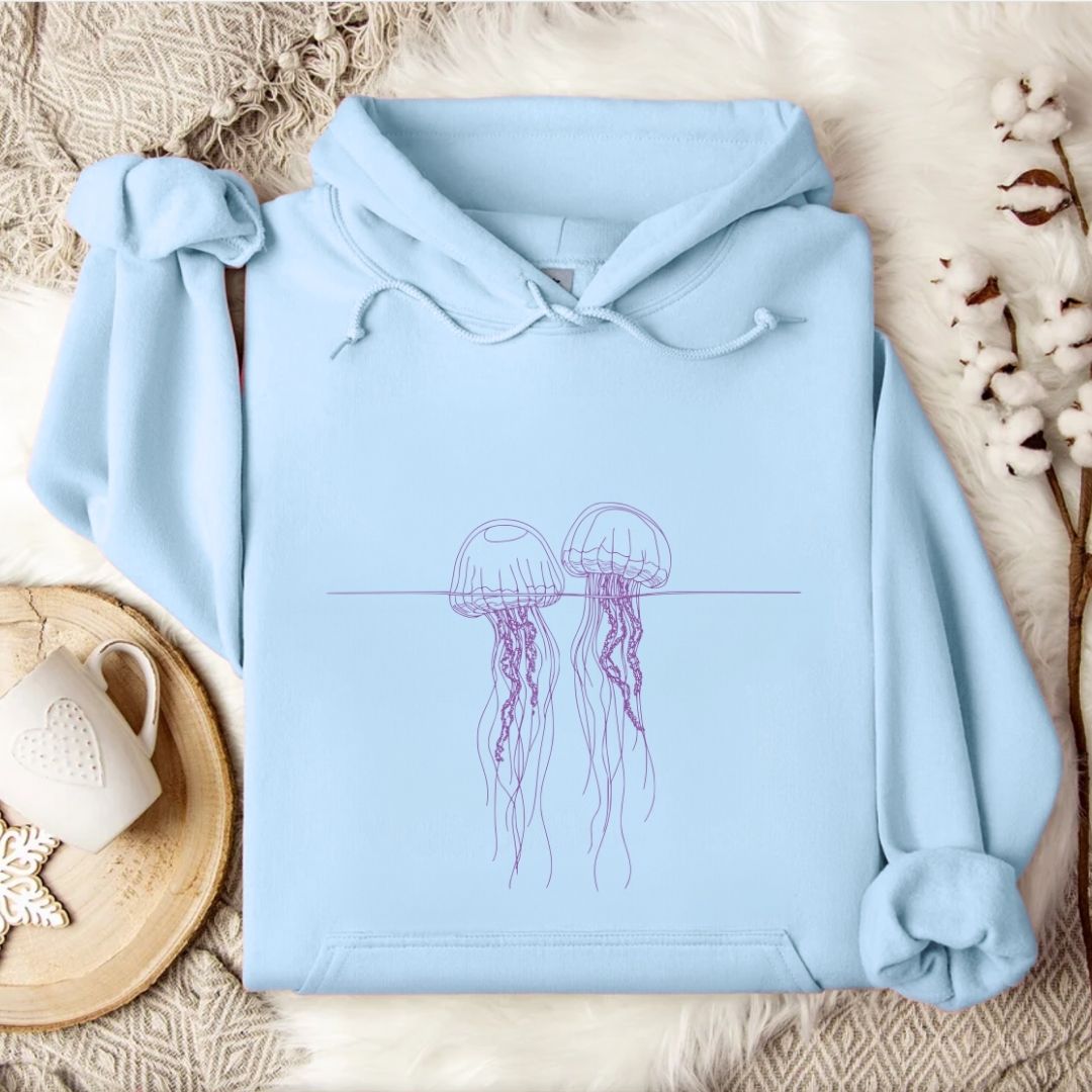 2 Floating Jellyfish Hoodie