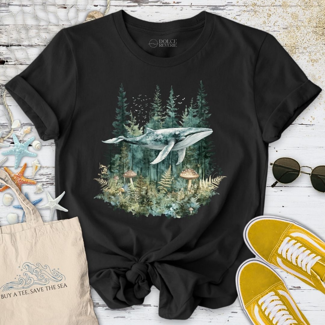 Forest Whale Dreams T-Shirt