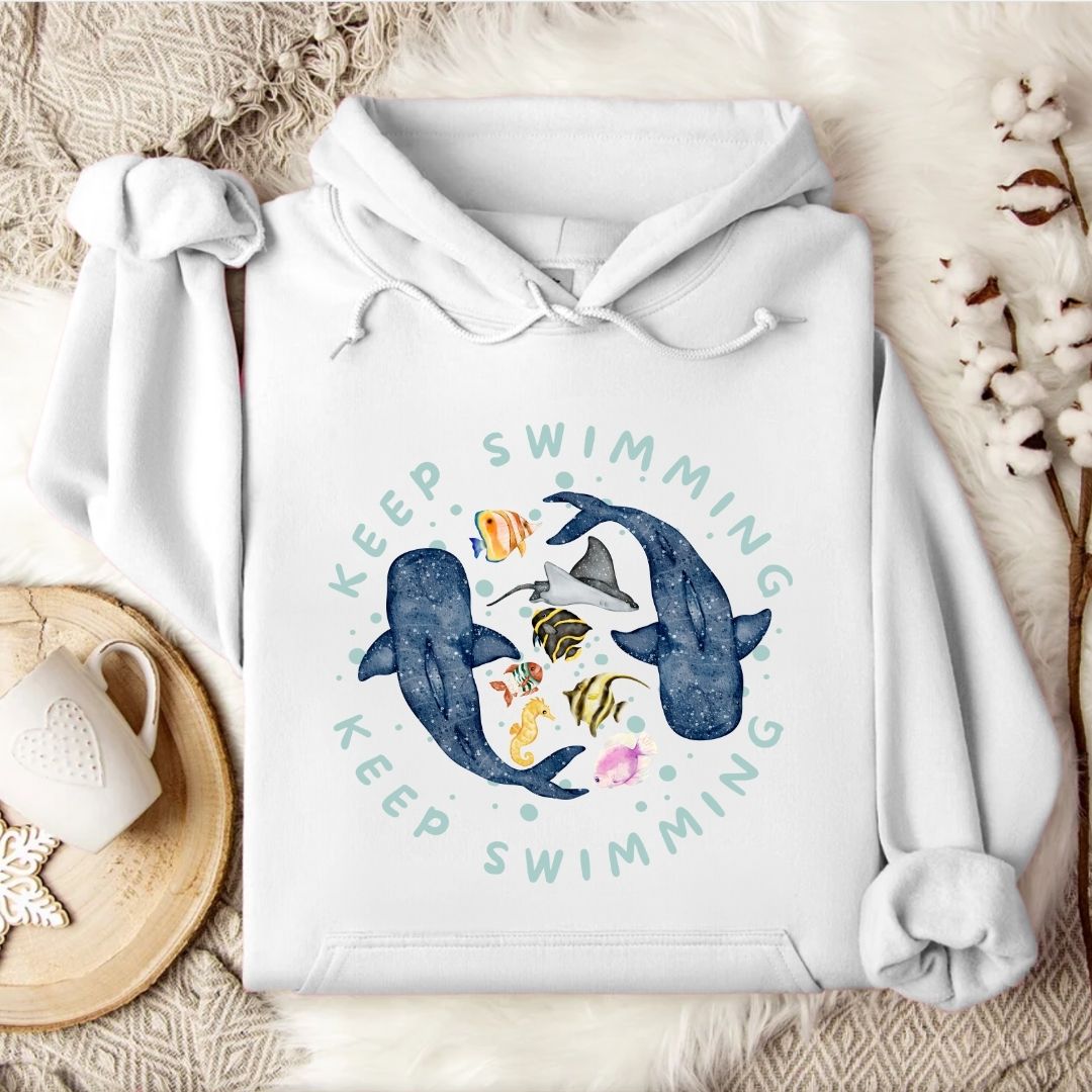 Keep Swimming Hoodie