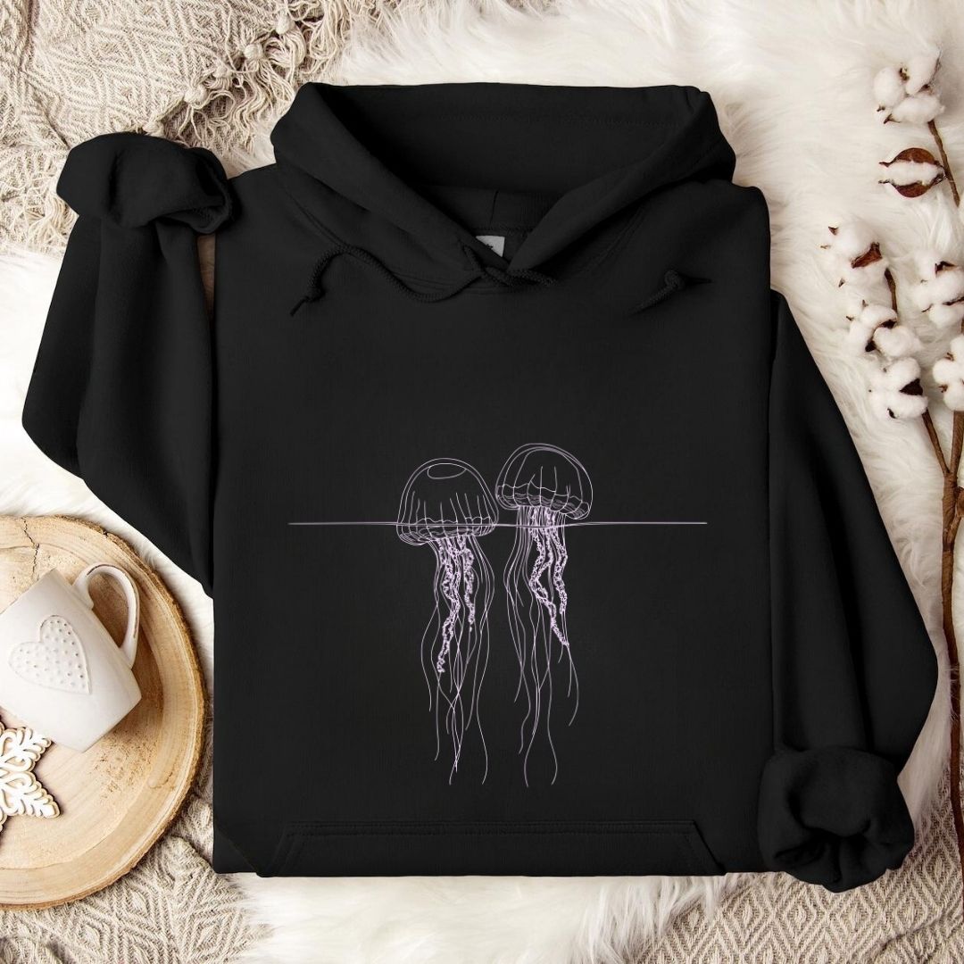 2 Floating Jellyfish Hoodie