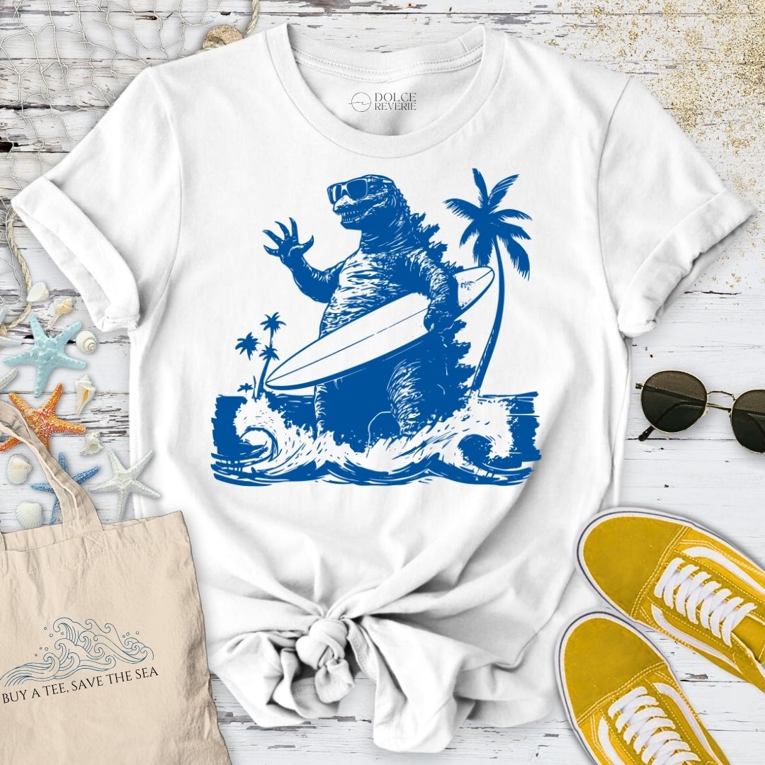 Godzilla Surfer T-Shirt
