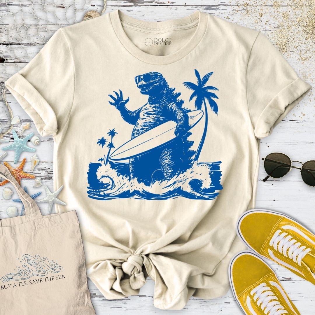 Godzilla Surfer T-Shirt