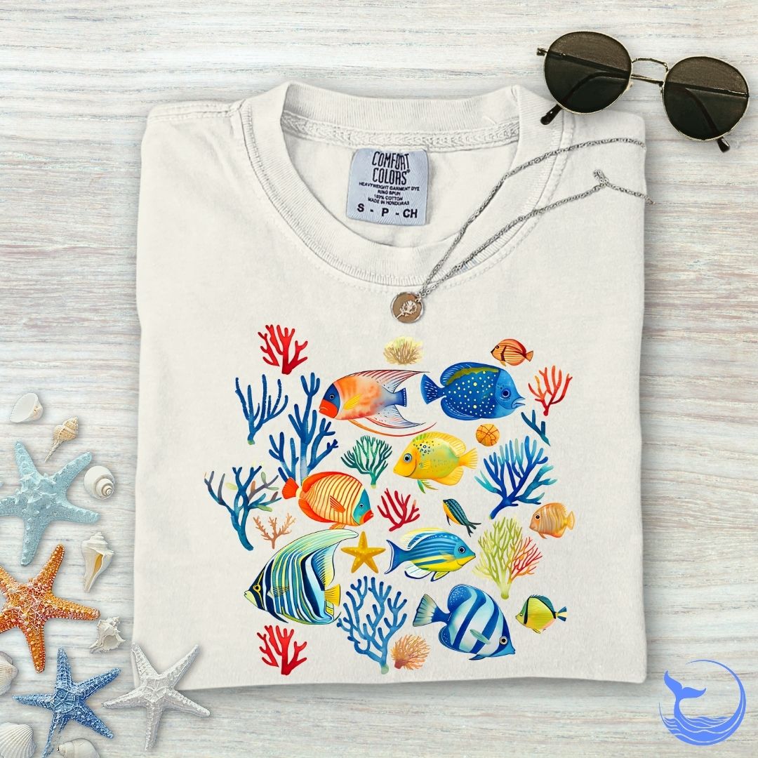 Colorful Fish Comfort Colors T-Shirt
