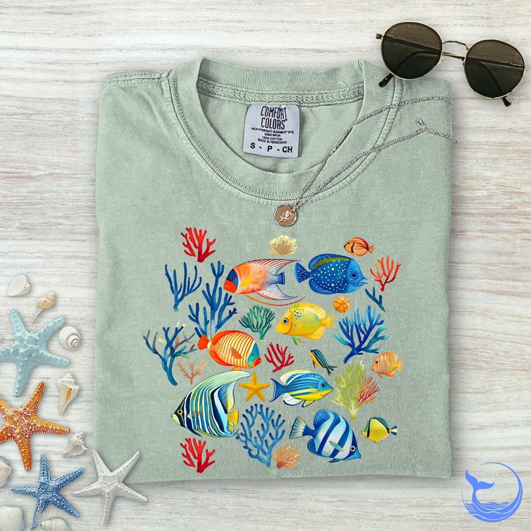 Colorful Fish Comfort Colors T-Shirt
