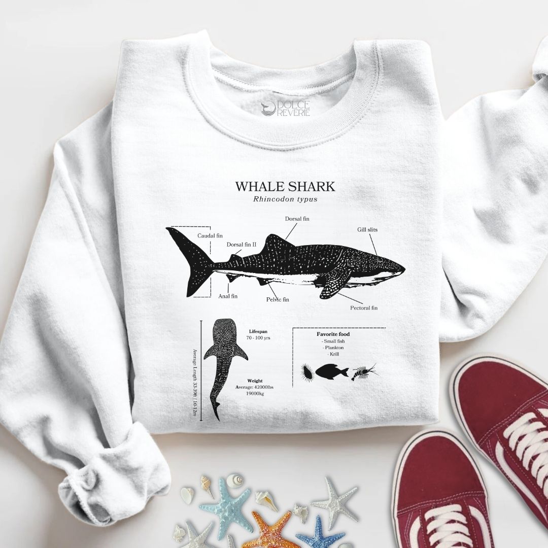 Whale Shark Anatomy Sweatshirt