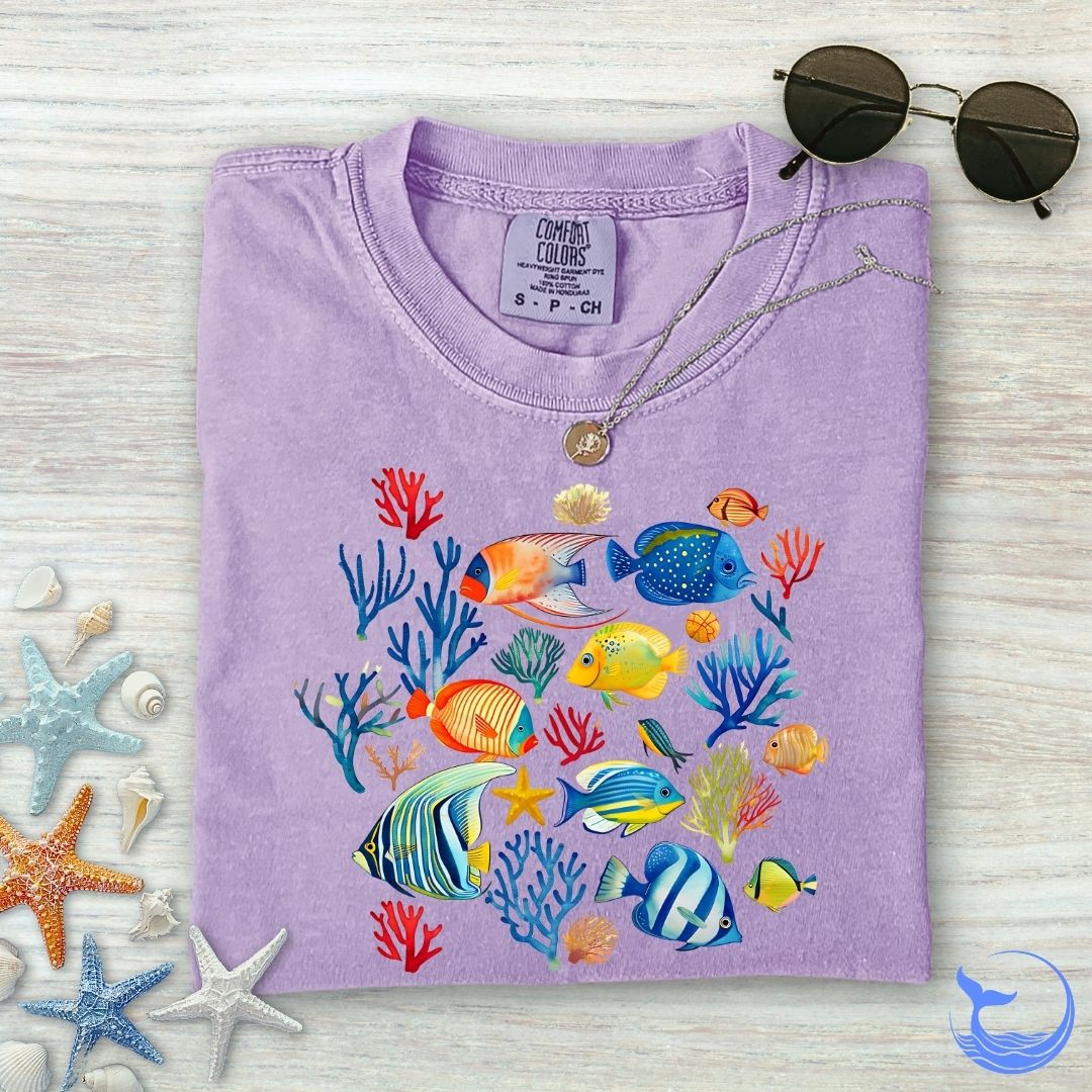 Colorful Fish Comfort Colors T-Shirt