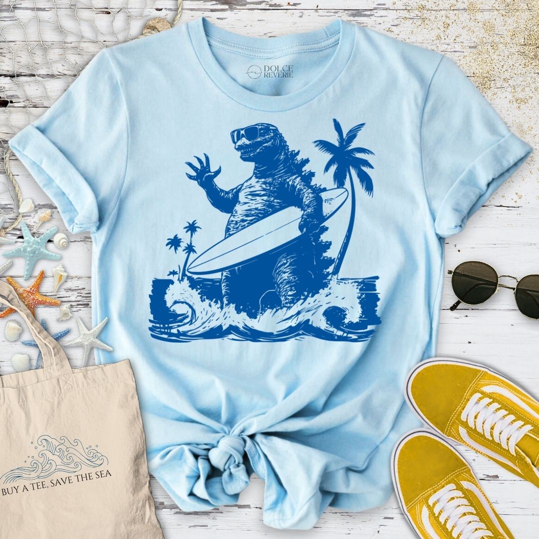 Godzilla Surfer T-Shirt