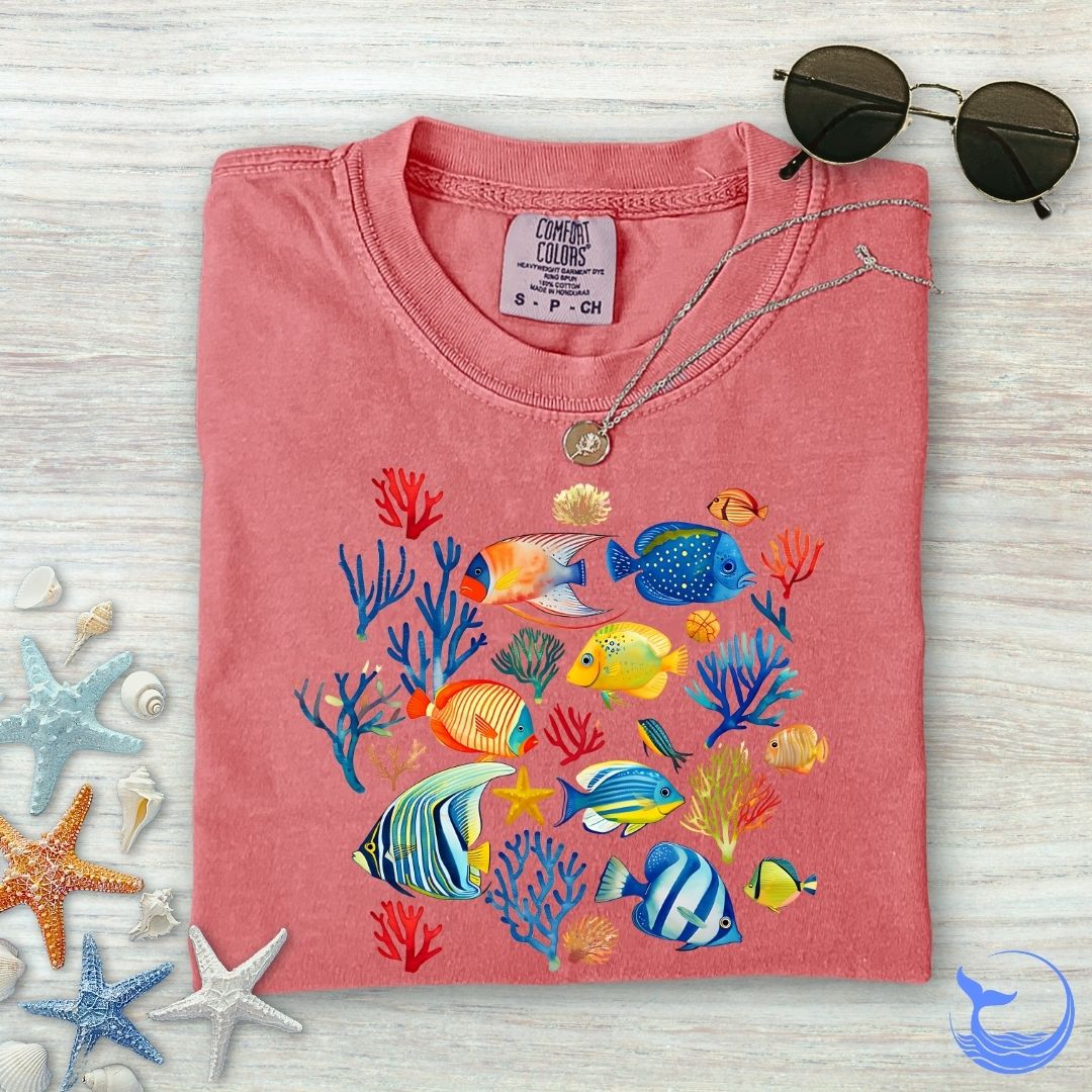 Colorful Fish Comfort Colors T-Shirt