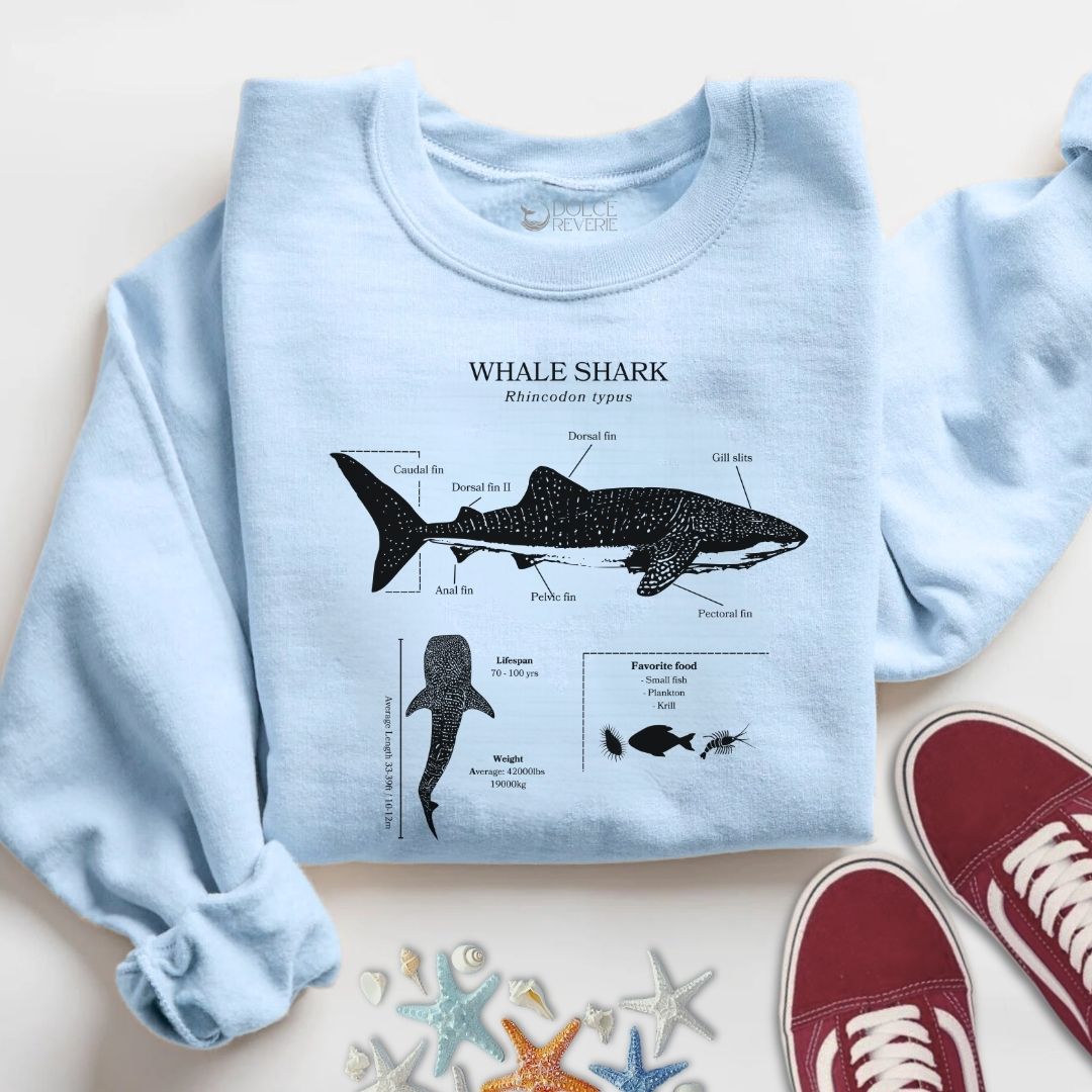 Whale Shark Anatomy Sweatshirt