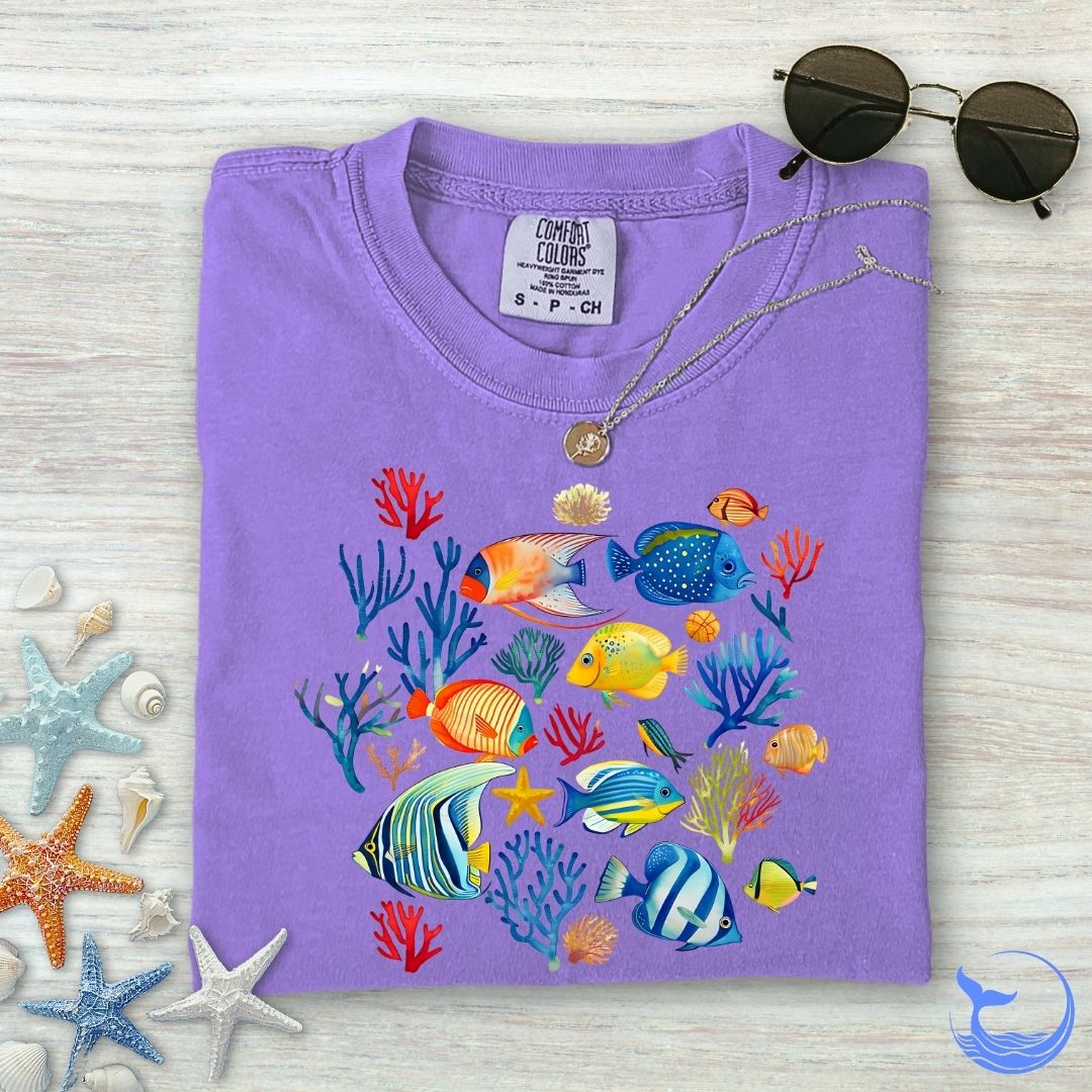 Colorful Fish Comfort Colors T-Shirt