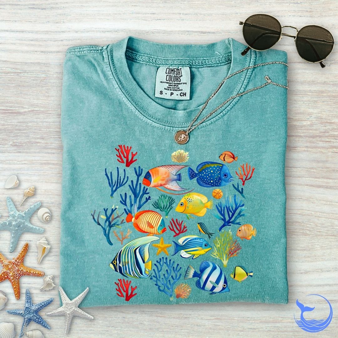 Colorful Fish Comfort Colors T-Shirt
