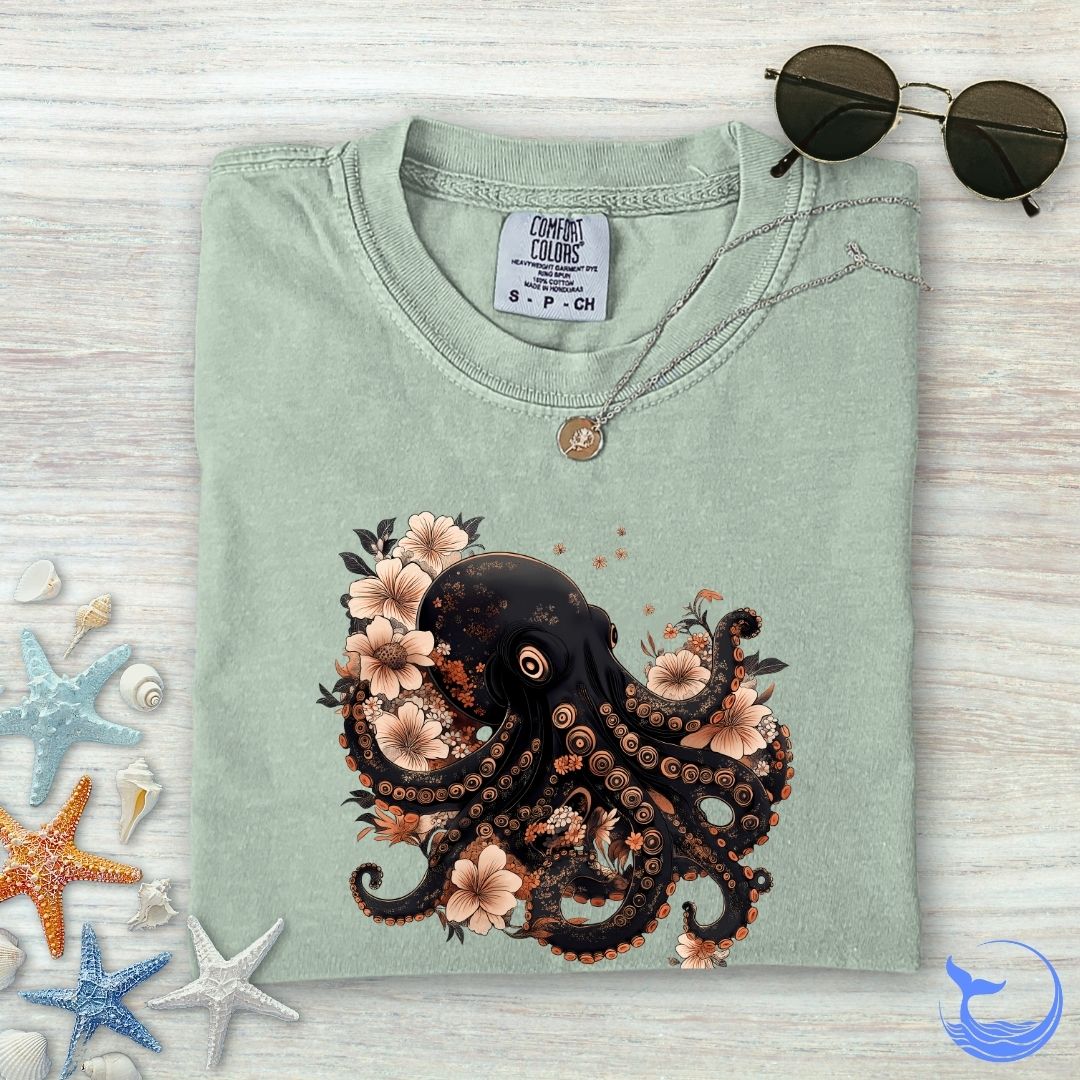 Japanese Octopus Comfort Colors T-Shirt