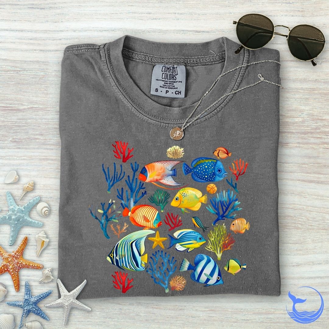 Colorful Fish Comfort Colors T-Shirt