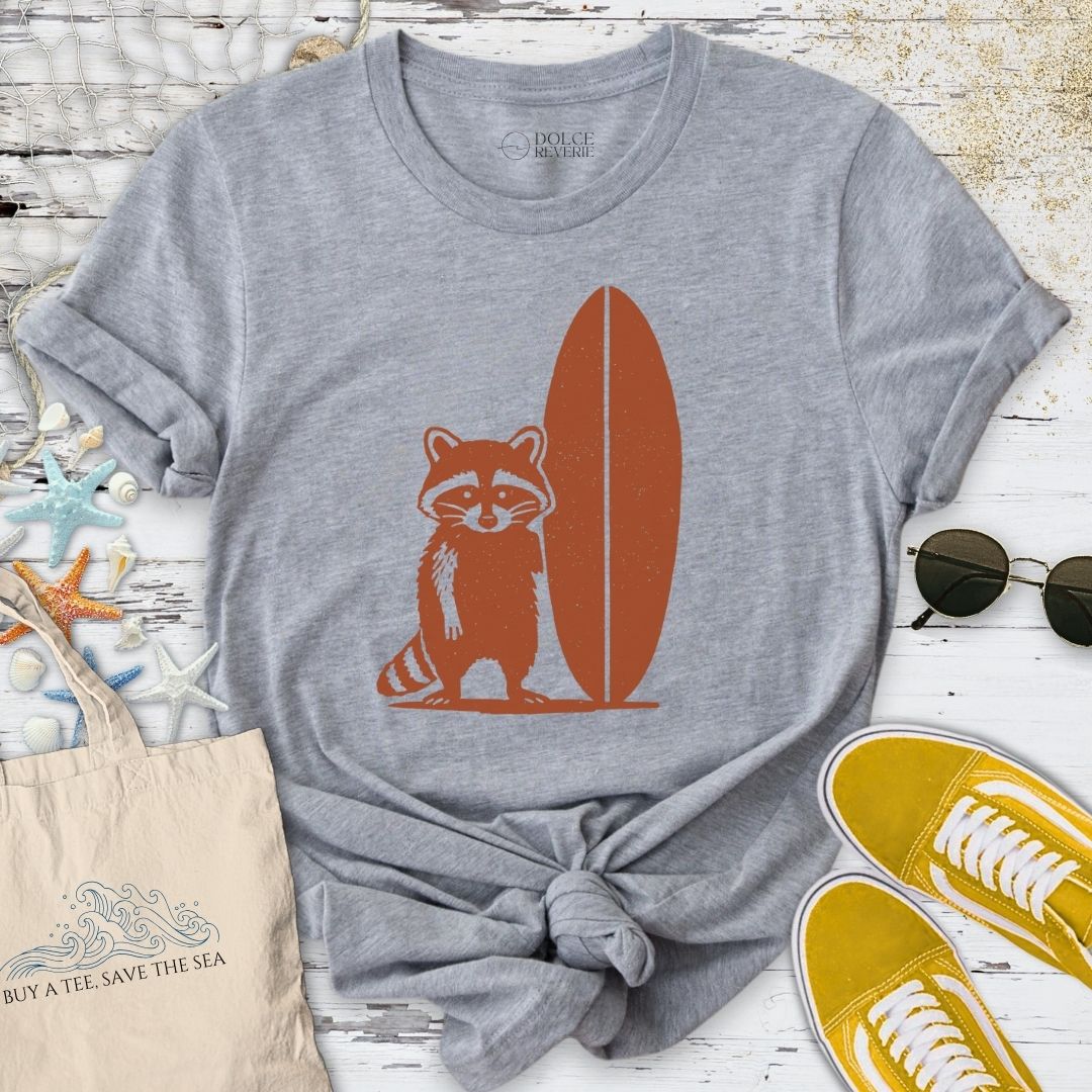 Surf Raccoon T-Shirt