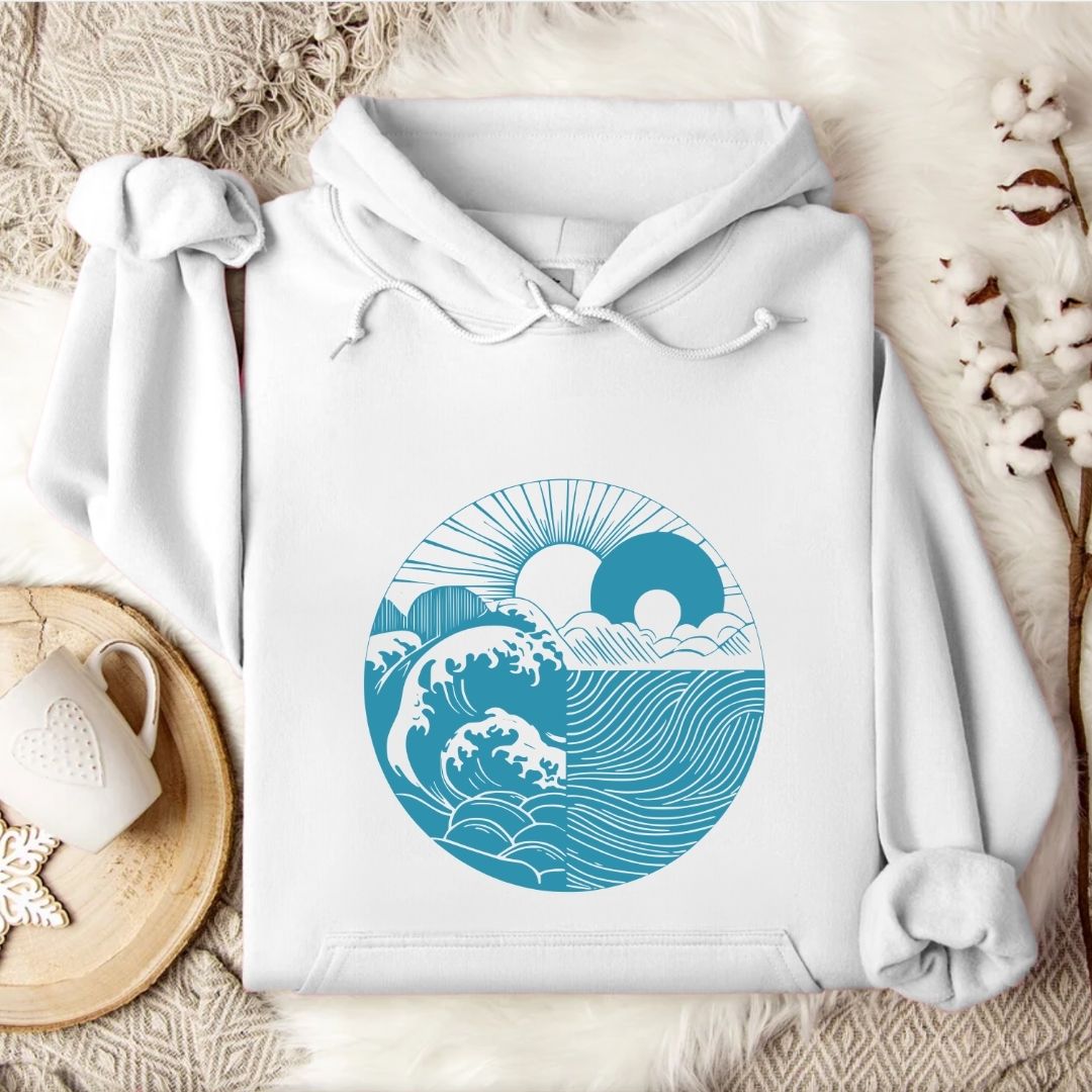 Sun and Sea Harmony Hoodie