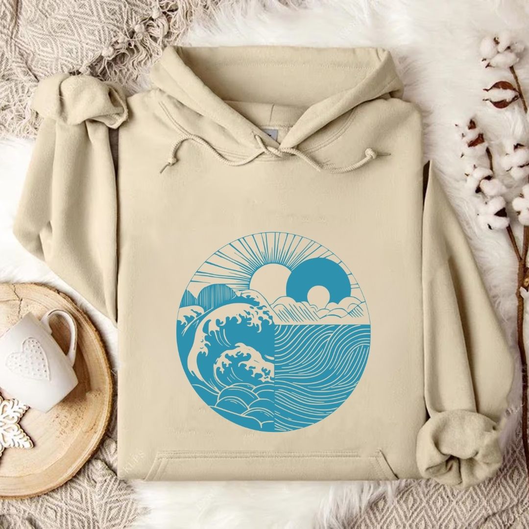 Sun and Sea Harmony Hoodie