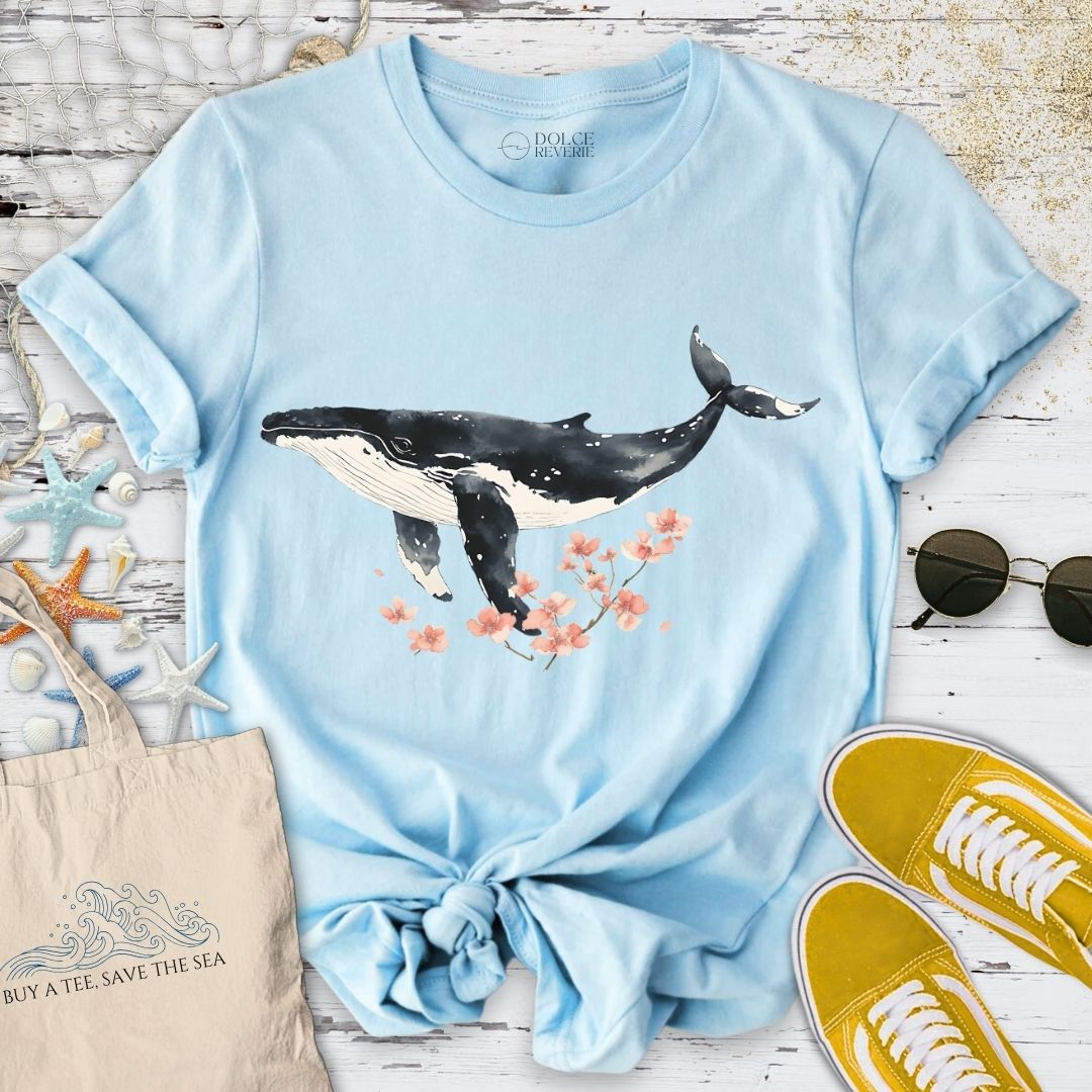 Chinese Ink Whale T-Shirt