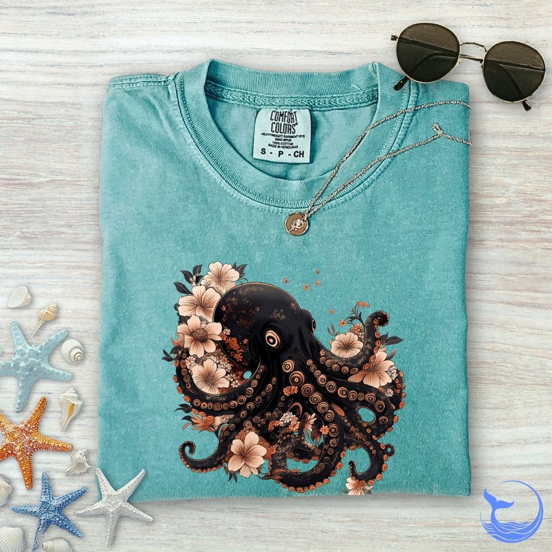 Japanese Octopus Comfort Colors T-Shirt