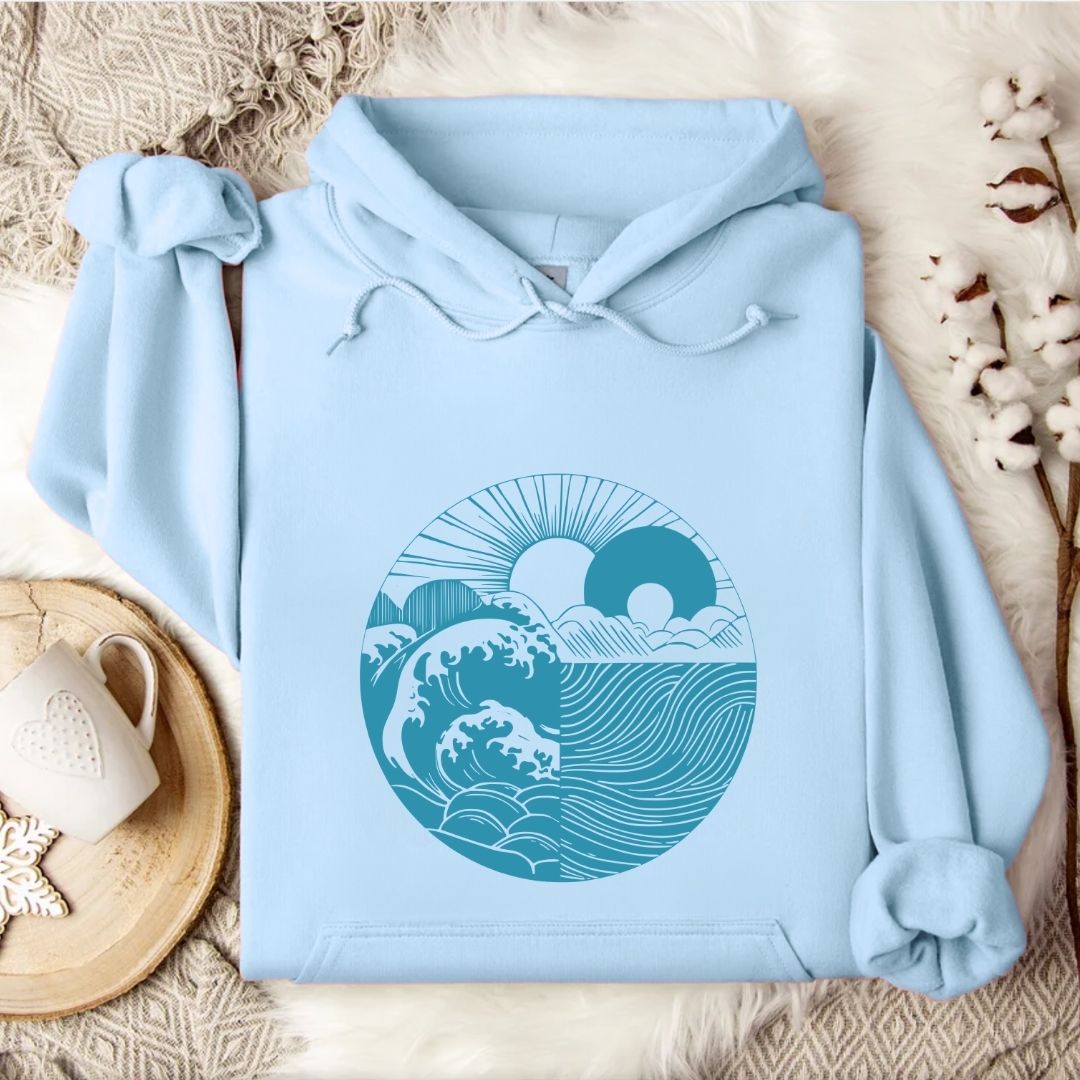 Sun and Sea Harmony Hoodie