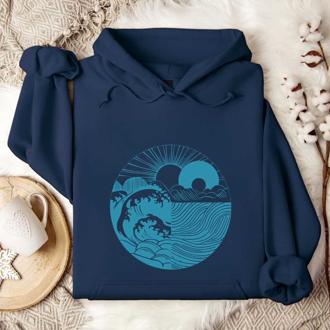 Sun and Sea Harmony Hoodie