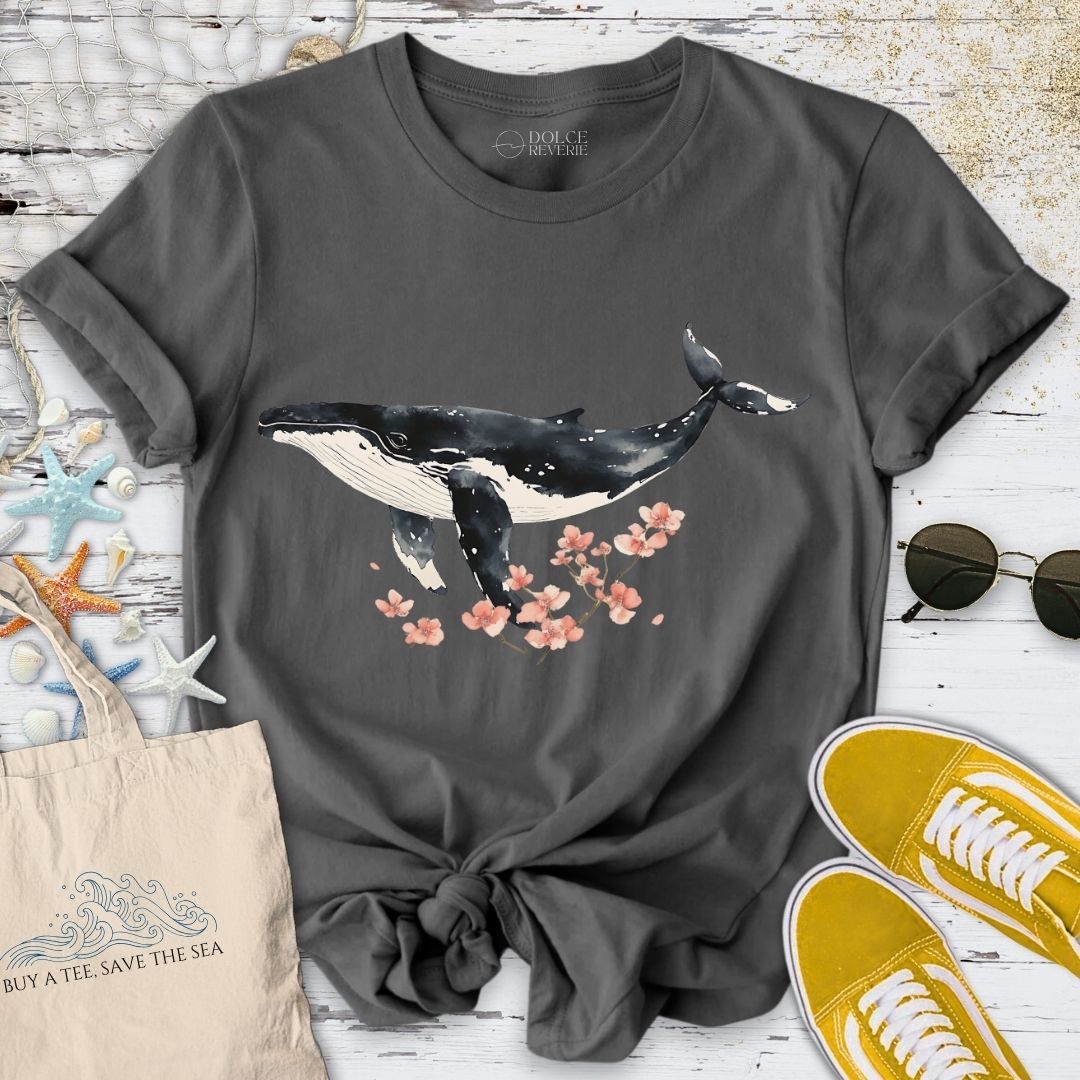 Chinese Ink Whale T-Shirt