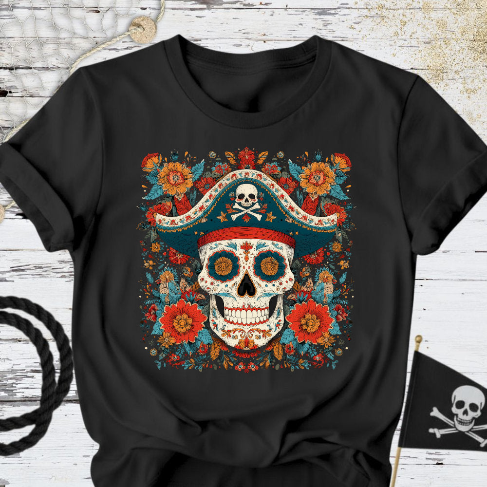 Mexican Pirate Skull T-Shirt