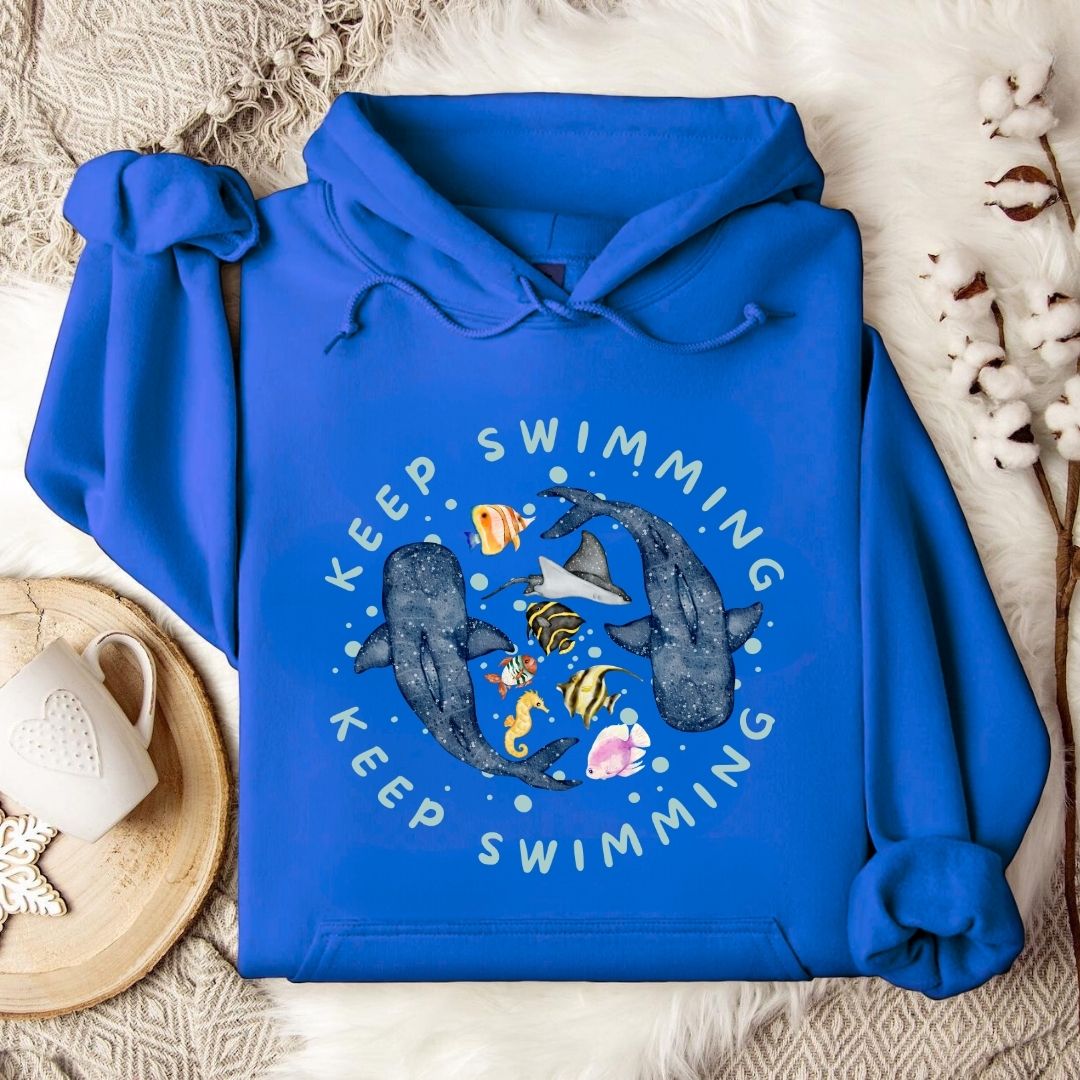 Keep Swimming Hoodie