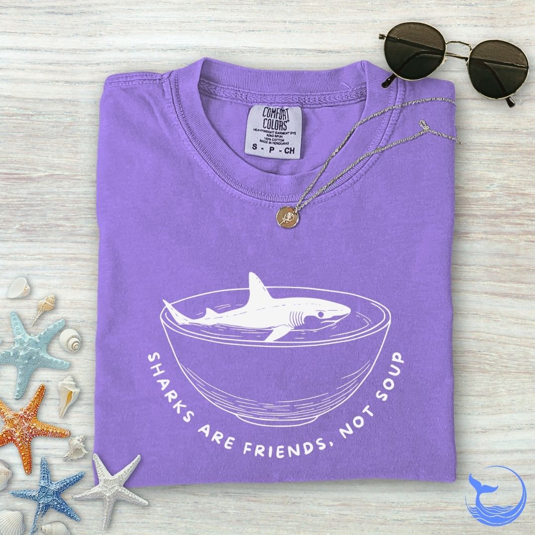 Sharks Are Friends Comfort Colors T-Shirt