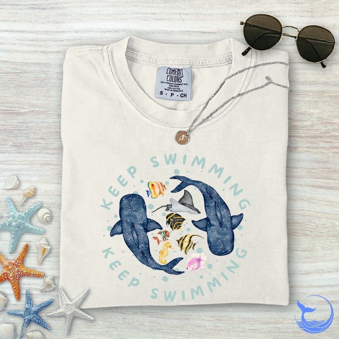 Keep Swimming Comfort Colors T-Shirt