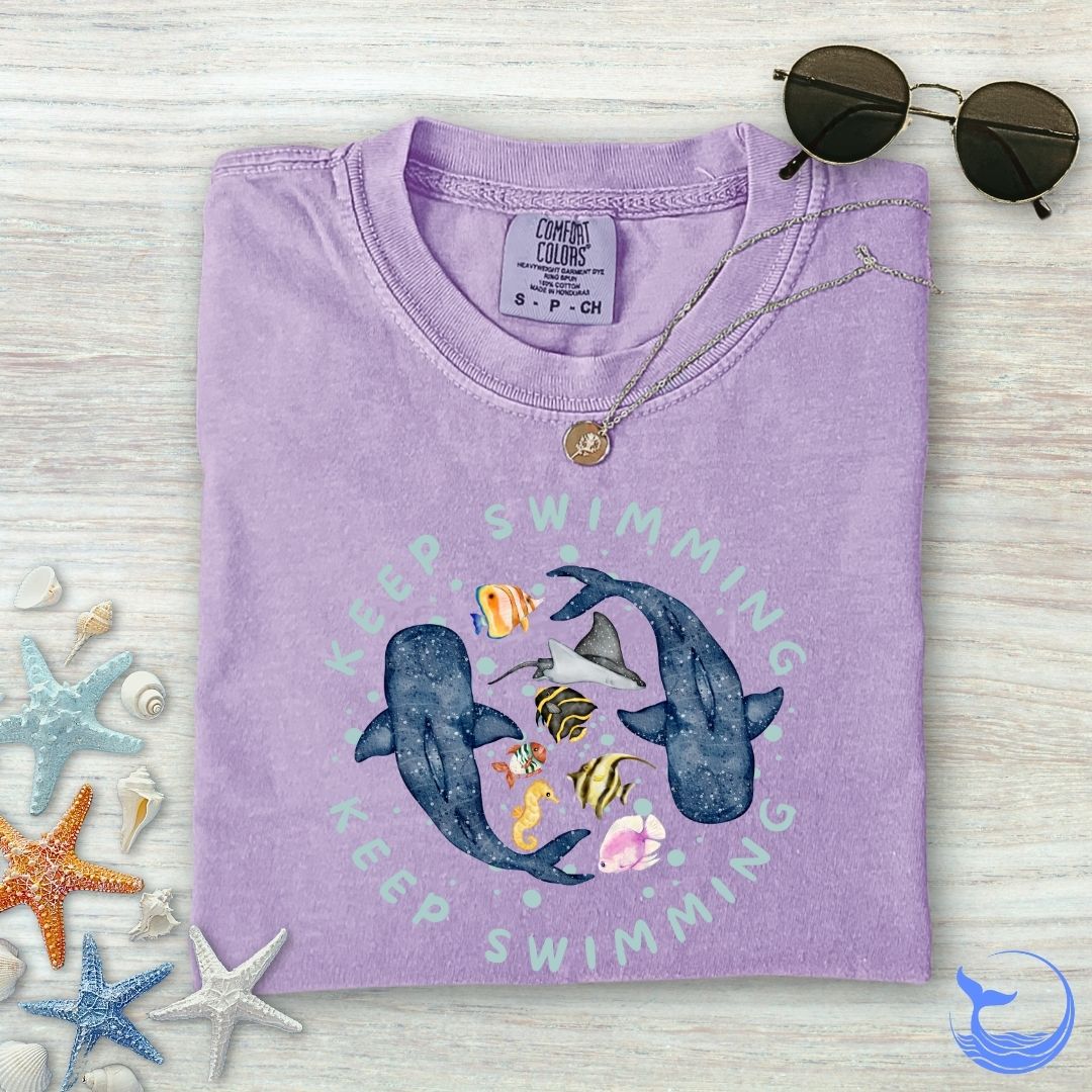 Keep Swimming Comfort Colors T-Shirt